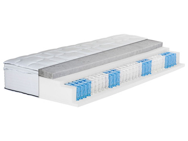BeCo Matelas boxspring à ressort ensachés Royal Flex KS, 7 zones, avec surmatelas amovible