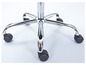 Base de chaise de bureau avec roulettes.