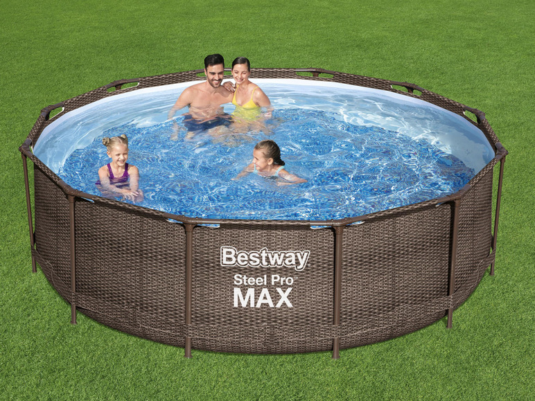 Aller en mode plein écran : Bestway Kit piscine hors sol Steel Pro Max™, avec pompe de filtration - Image 4
