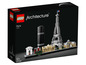 Ensemble LEGO Architecture de la Tour Eiffel et d'autres monuments de Paris.