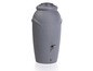 Tonne à eau de pluie grise avec robinet