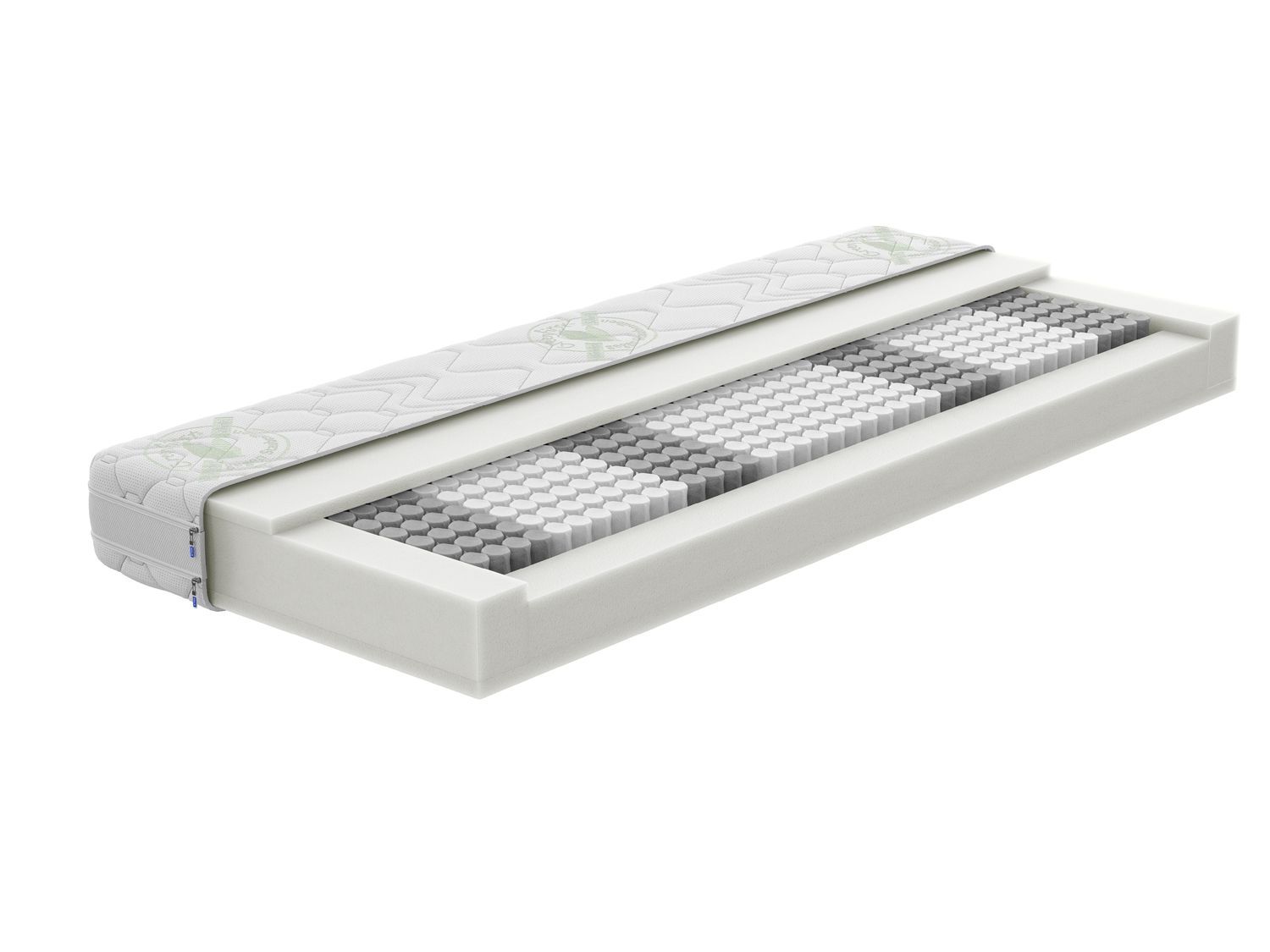 MALIE Matelas à ressorts ensachés 7 zones « Dream on » 1000 Greenfirst