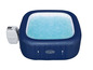 Jacuzzi gonflable bleu Lay-Z-Spa avec pompe intégrée.
