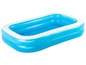 Piscine gonflable bleue pour enfants.
