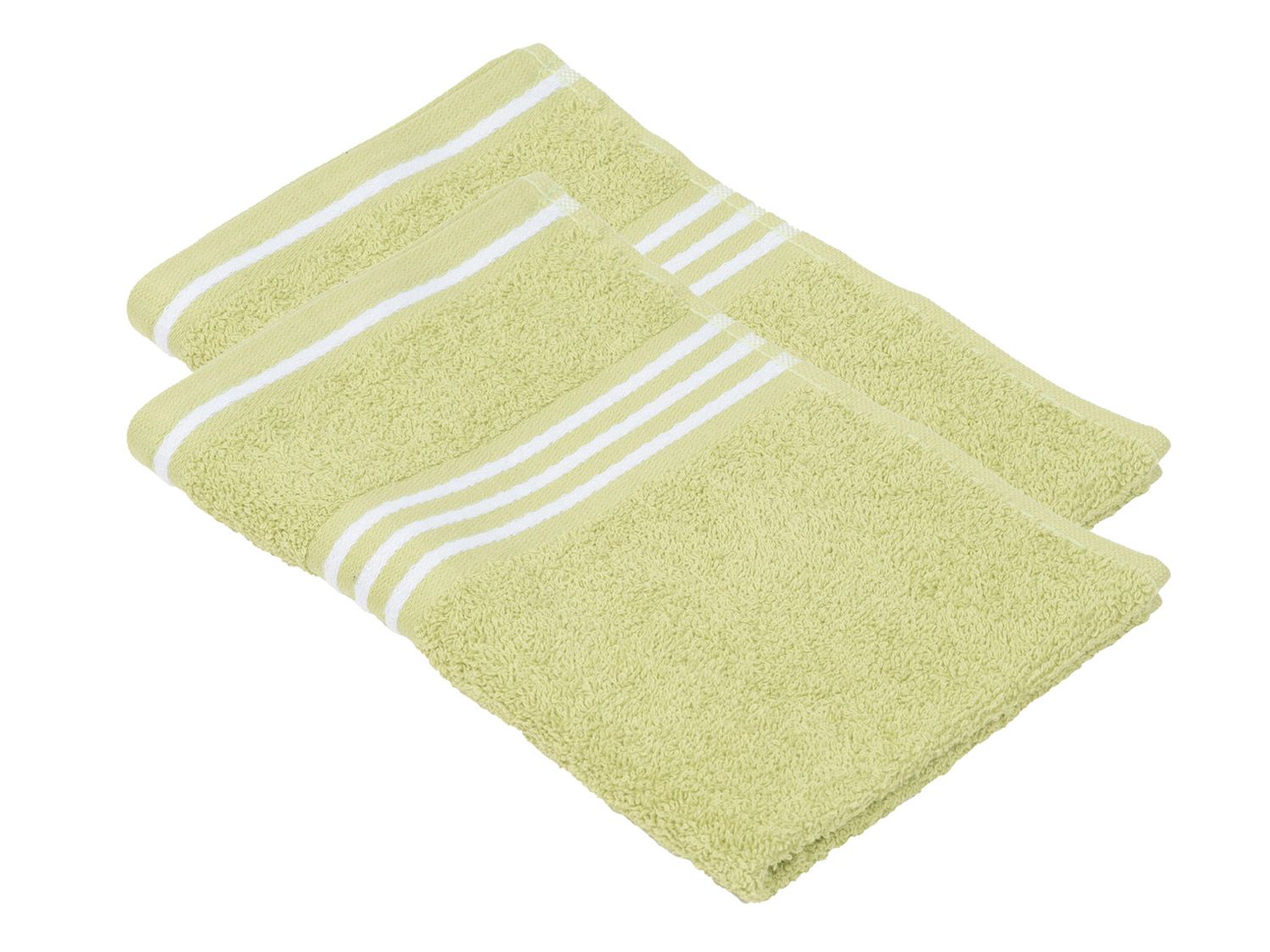 Gozze+Petites+serviettes+Rio,+par+lot+de 2,+30+x+50+cm+chacune+(vert)