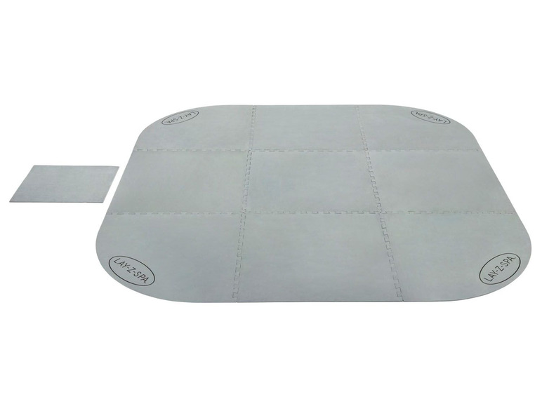 Un ensemble de tapis extérieurs gris Lay-Z-Spa.