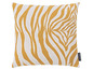 Coussin à motif zèbre jaune et blanc de Magma.