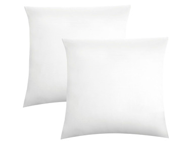BIBERNA, Lot de 2 housses de coussin en jersey fin