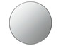 Miroir rond avec cadre noir