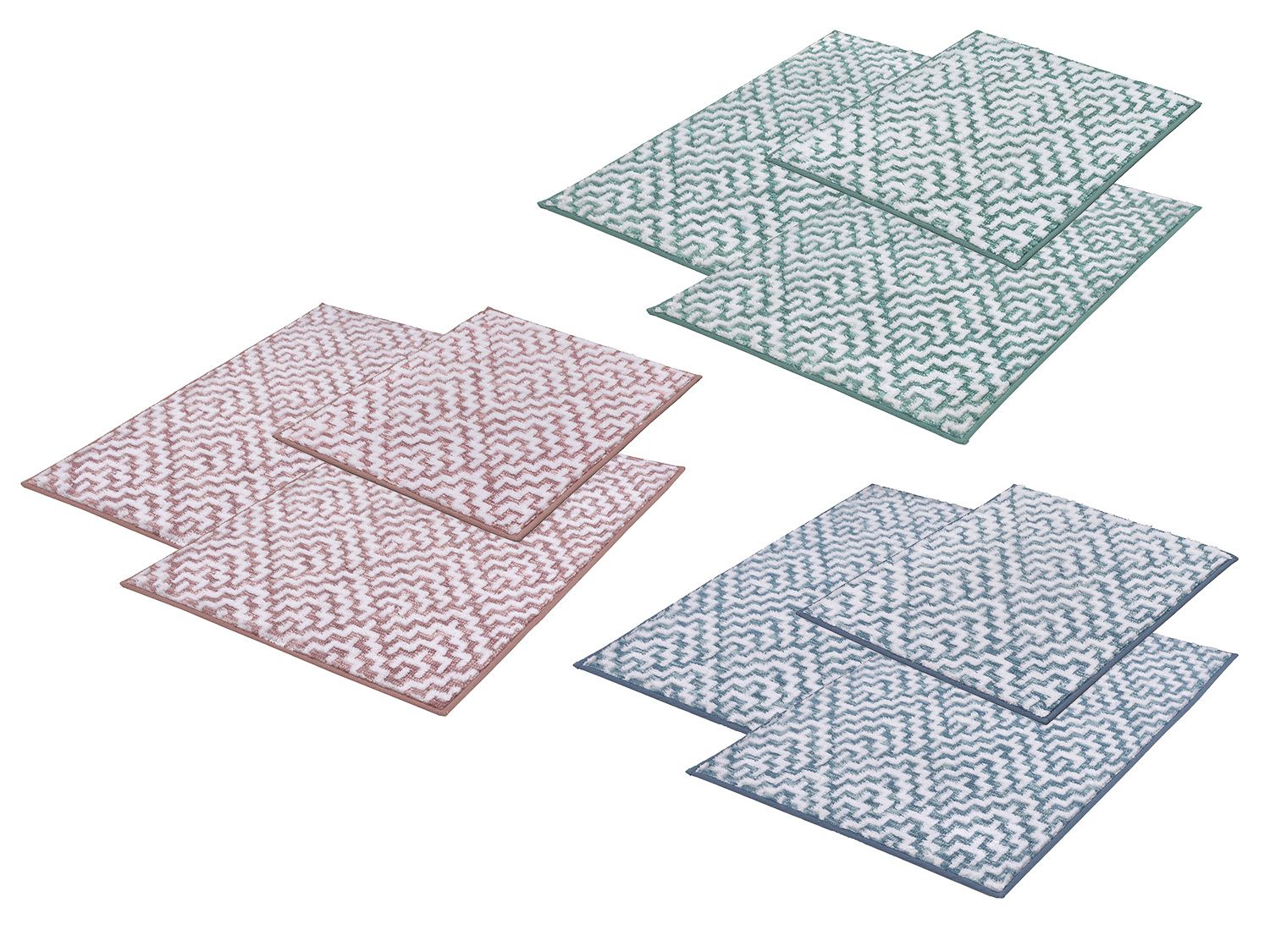 Kleine Wolke Tapis de bain « Botany », différentes tailles disponibles, en coton, avec effet de relief