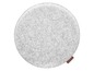 Sous-verre rond en feutre gris de Magma Design.