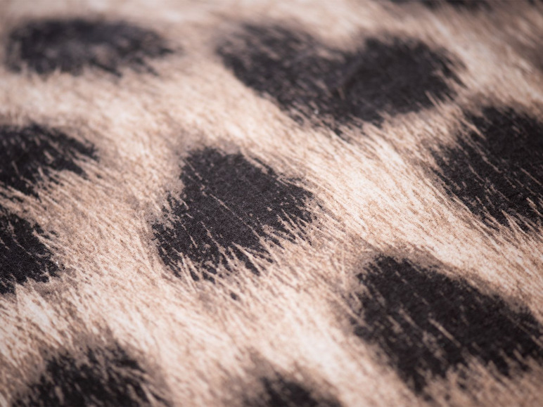 Aller en mode plein écran : Face-2-Face Parure de lit en flanelle motif léopard, 135-200 x 200-220 cm - Image 6