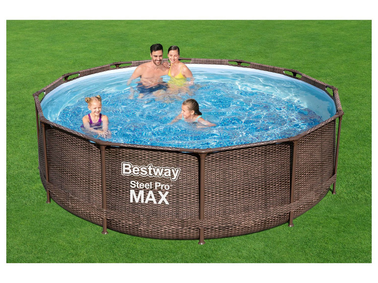 Aller en mode plein écran : Bestway Kit complet piscine Steel Pro Max™ DELUXE SERIES™ Framepool, Ø 366 x 100 cm - Image 2