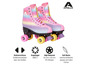 Patins à roulettes Apollo roses avec des roues PU à haut rebond.