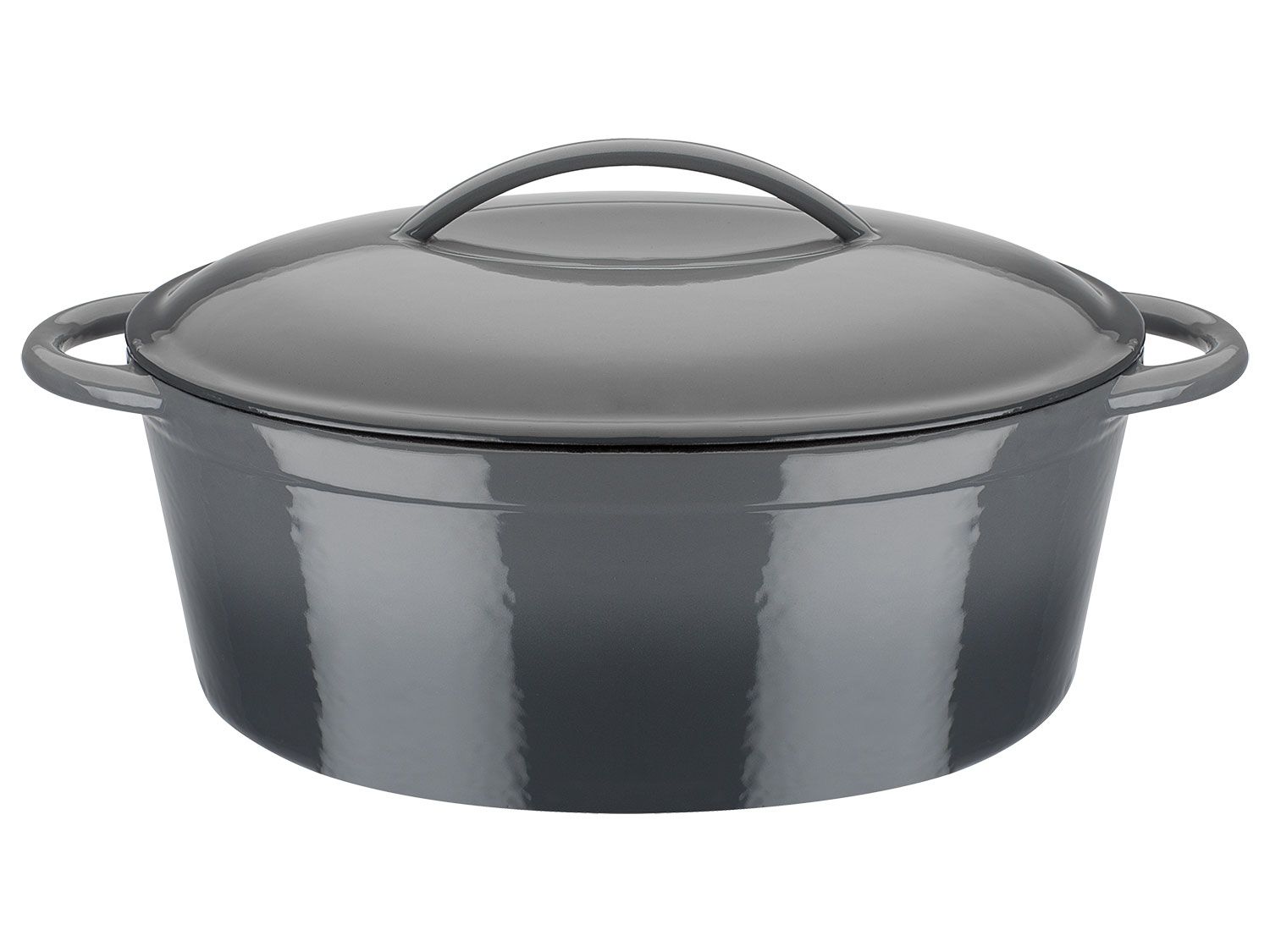 Cocotte fonte massive GSW SHADOW 33 x 25 cm Ovale Induction - vue 8