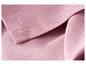 Gros plan sur du tissu de lin rose.