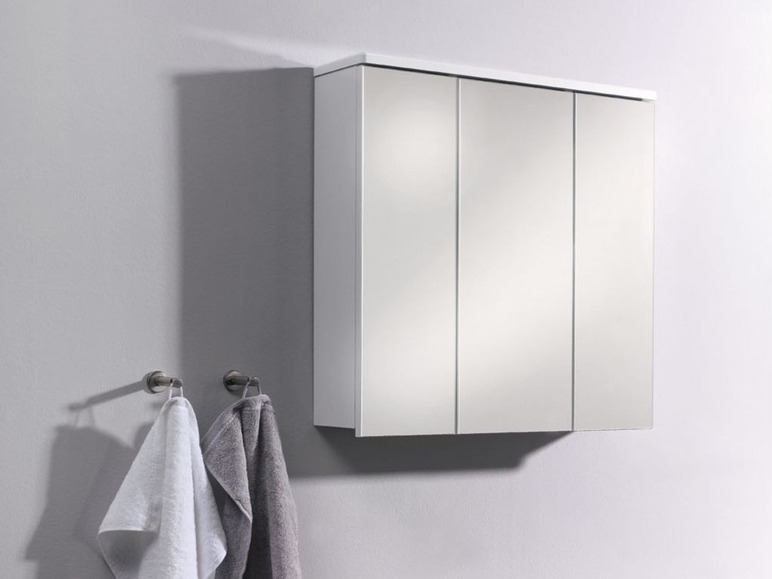 Aller en mode plein écran : LIVARNO LIVING Armoire de toilette miroir Palermo, 66 x 64 x 16,5 cm - Image 6