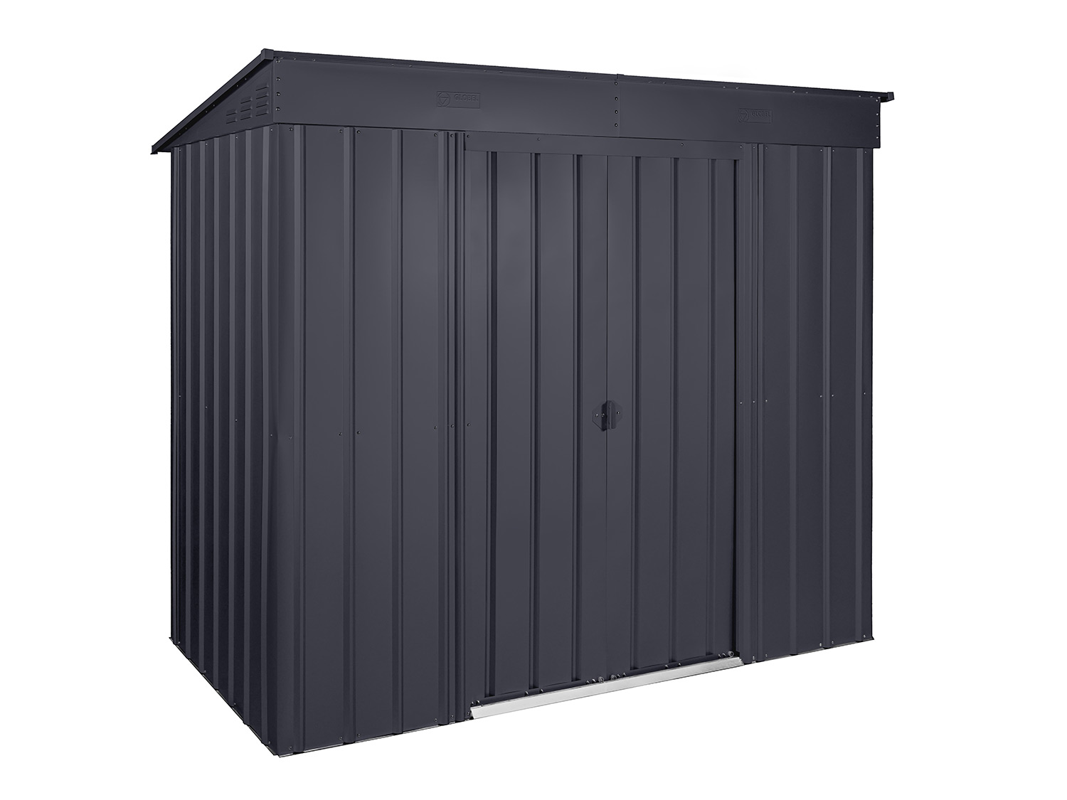 Globel Abri de jardin à toit monopente Skillion (anthracite, 84cm)