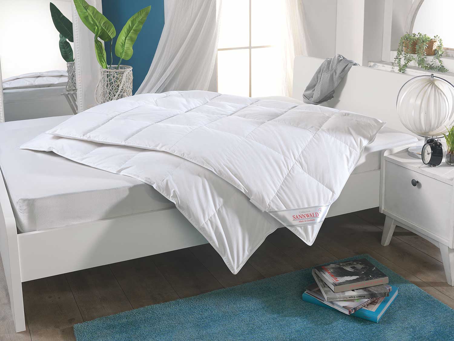 Sannwald Couette à cassettes en duvet et plumes Dream