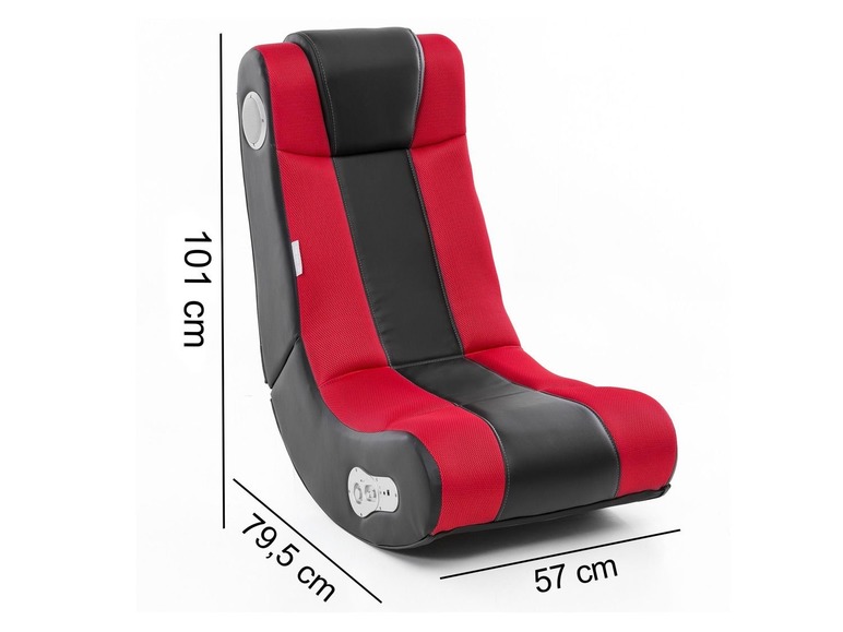 Aller en mode plein écran : Wohnling Fauteuil de jeu avec système audio intégré - Image 25