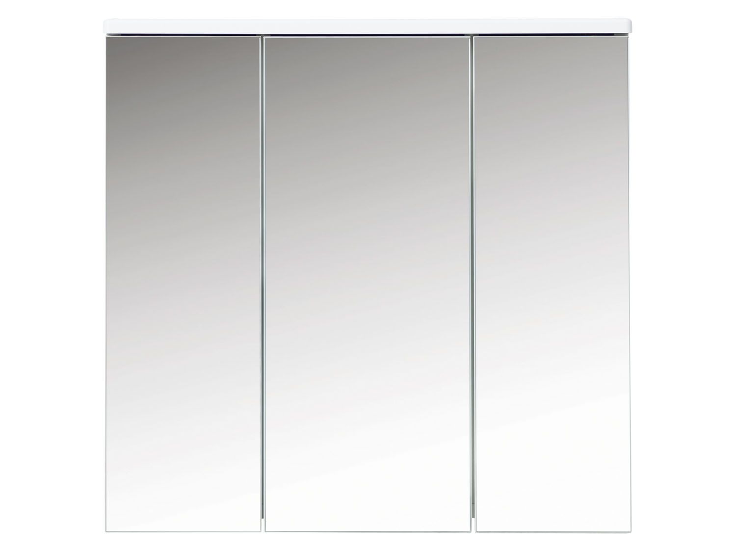 LIVARNO LIVING Armoire de toilette miroir Palermo, 66 x 64 x 16,5 cm