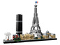 Modèle LEGO de la tour Eiffel et d'autres attractions de Paris