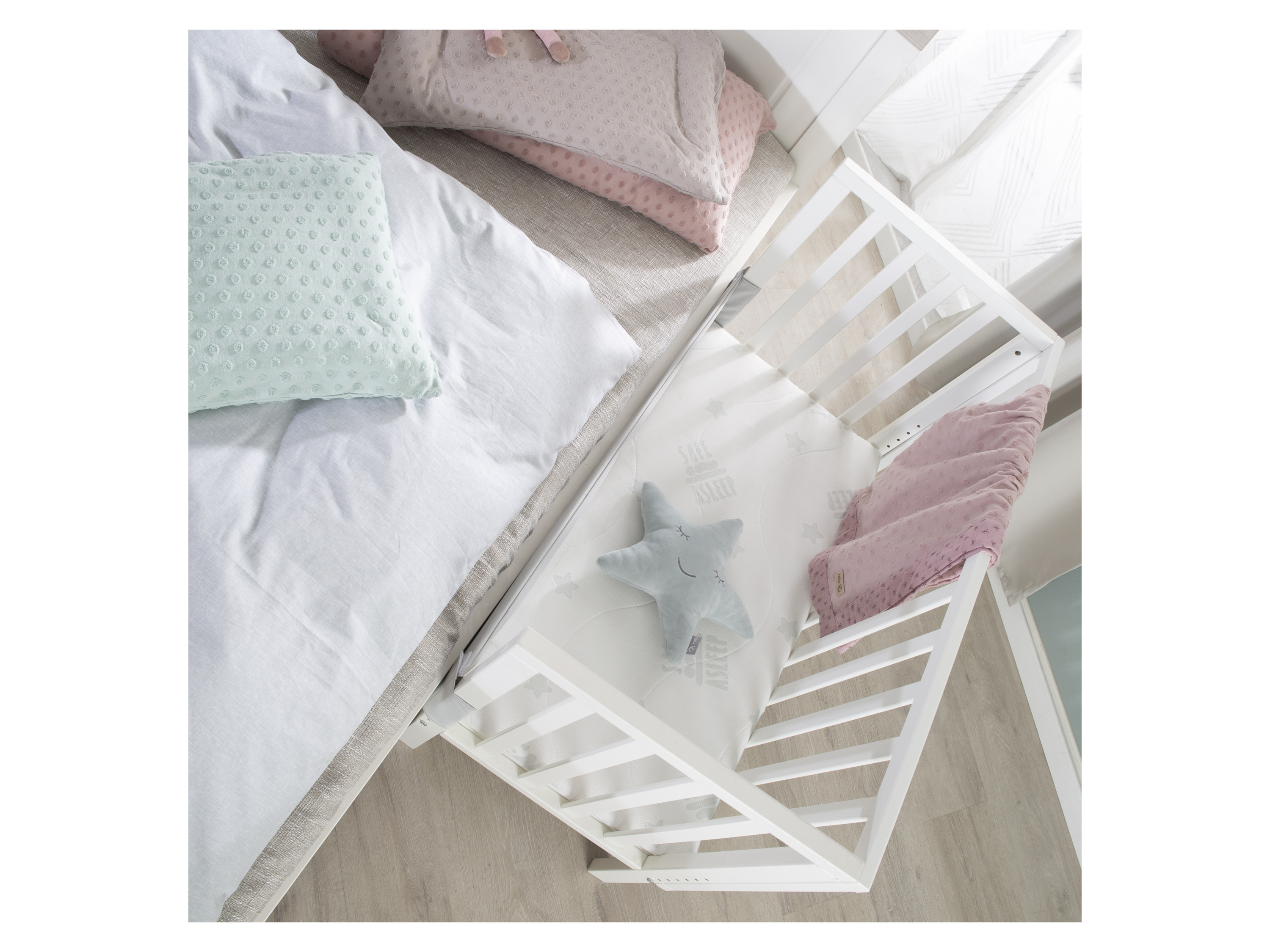ROBA Lit cododo 2 en 1 avec barrière + matelas - vue 4