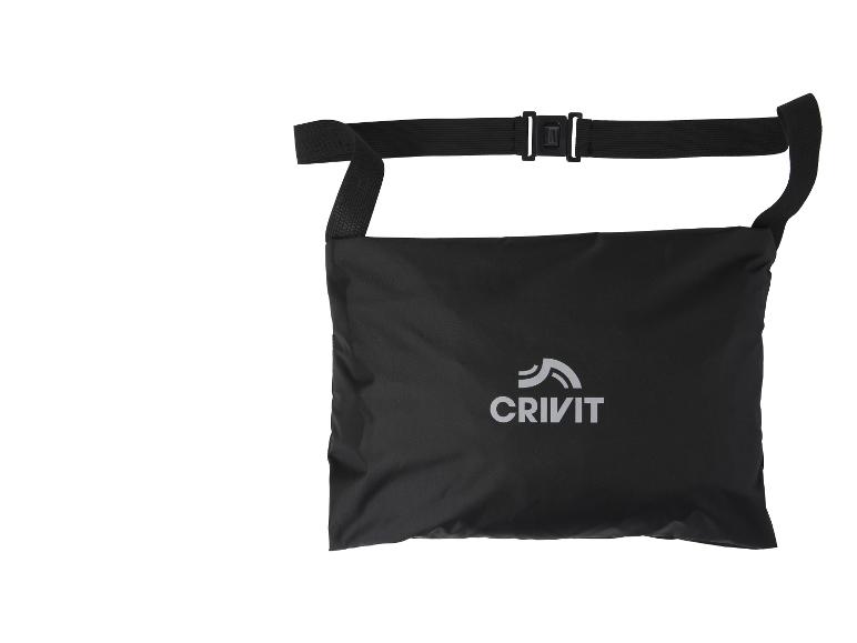 Sac de sport Crivit noir avec sangle réglable.