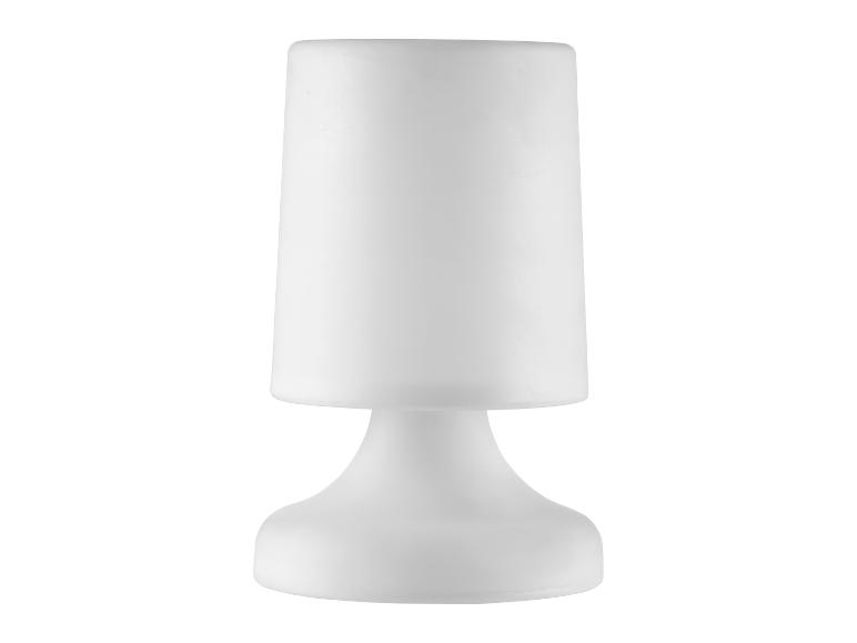 Lampe de table blanche en verre dépoli