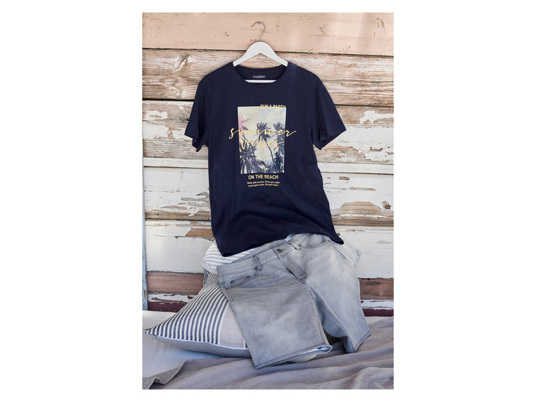 Aller en mode plein écran : LIVERGY® Bermuda en sweat denim homme - Image 21