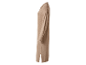 Robe pull beige col polo.