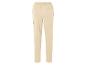 Pantalon beige ample à cordon de serrage.
