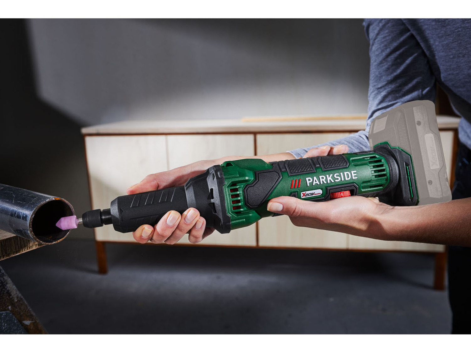 PARKSIDE Meuleuse droite sans fil PGSA 20 Li A1 sans