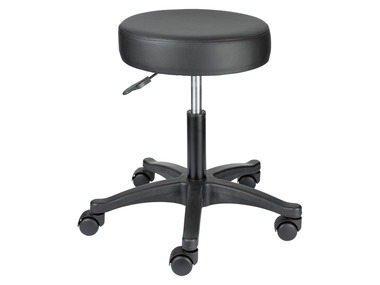 LIVARNO home Tabouret à roulettes, noir