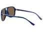 Lunettes de soleil bleues avec le logo Lidl.