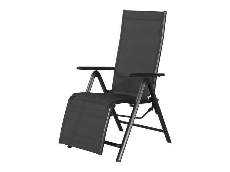 Aller en mode plein écran : LIVARNO home Fauteuil de jardin Houston, noir/anthracite - Image 1