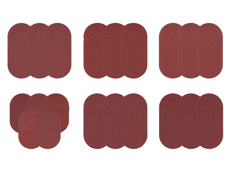 Aller en mode plein écran : PARKSIDE® Set de feuilles abrasives, pour meuleuses excentriques - Image 1