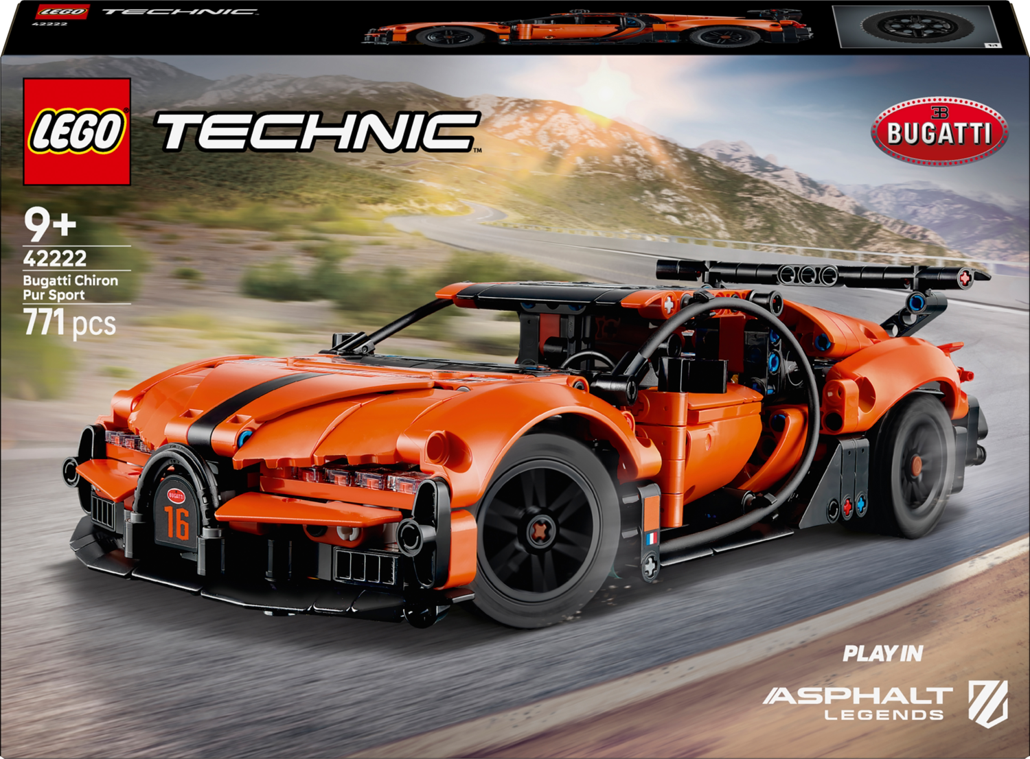 42222 LEGO® TECHNIC Bugatti Chiron Pur Sport Hypercar 42222 Bugatti Chiron Pur Sport Hypercar 42222