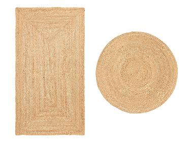 LIVARNO home Tapis en jute, 80 x 150 cm / Ø 100 cm