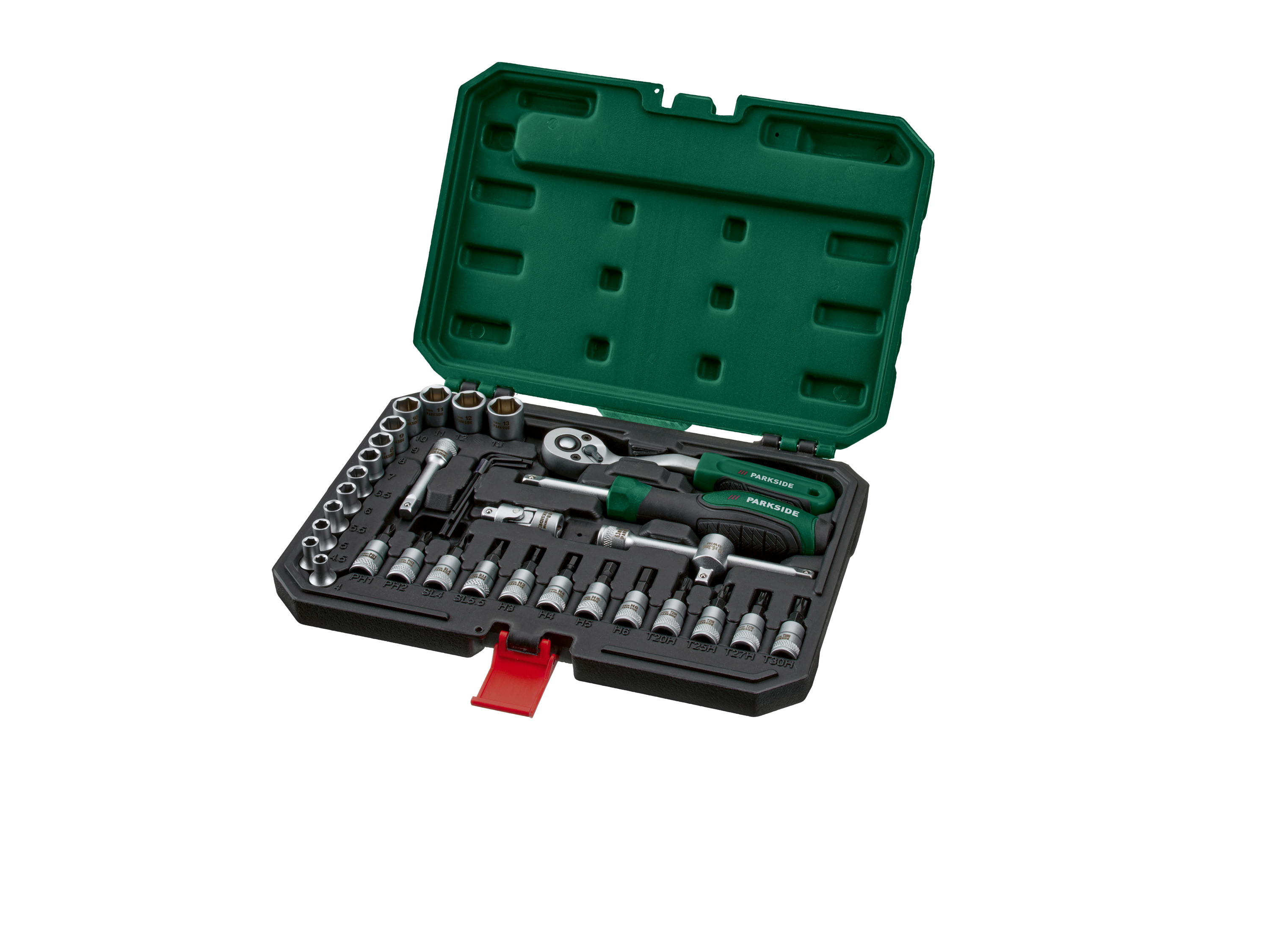 PARKSIDE® Jeu de clés à douille, 36 pièces