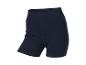 Short de sport femme bleu foncé taille haute