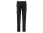 Pantalon cargo noir avec ceinture élastique.