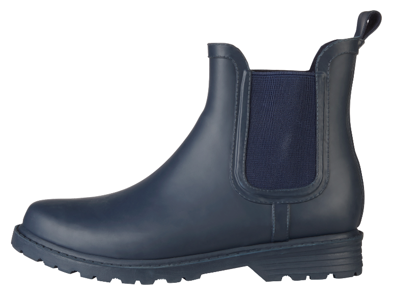 Botte Chelsea bleue marine imperméable.