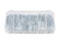 Assortiment de goupilles fendues dans un organisateur en plastique transparent