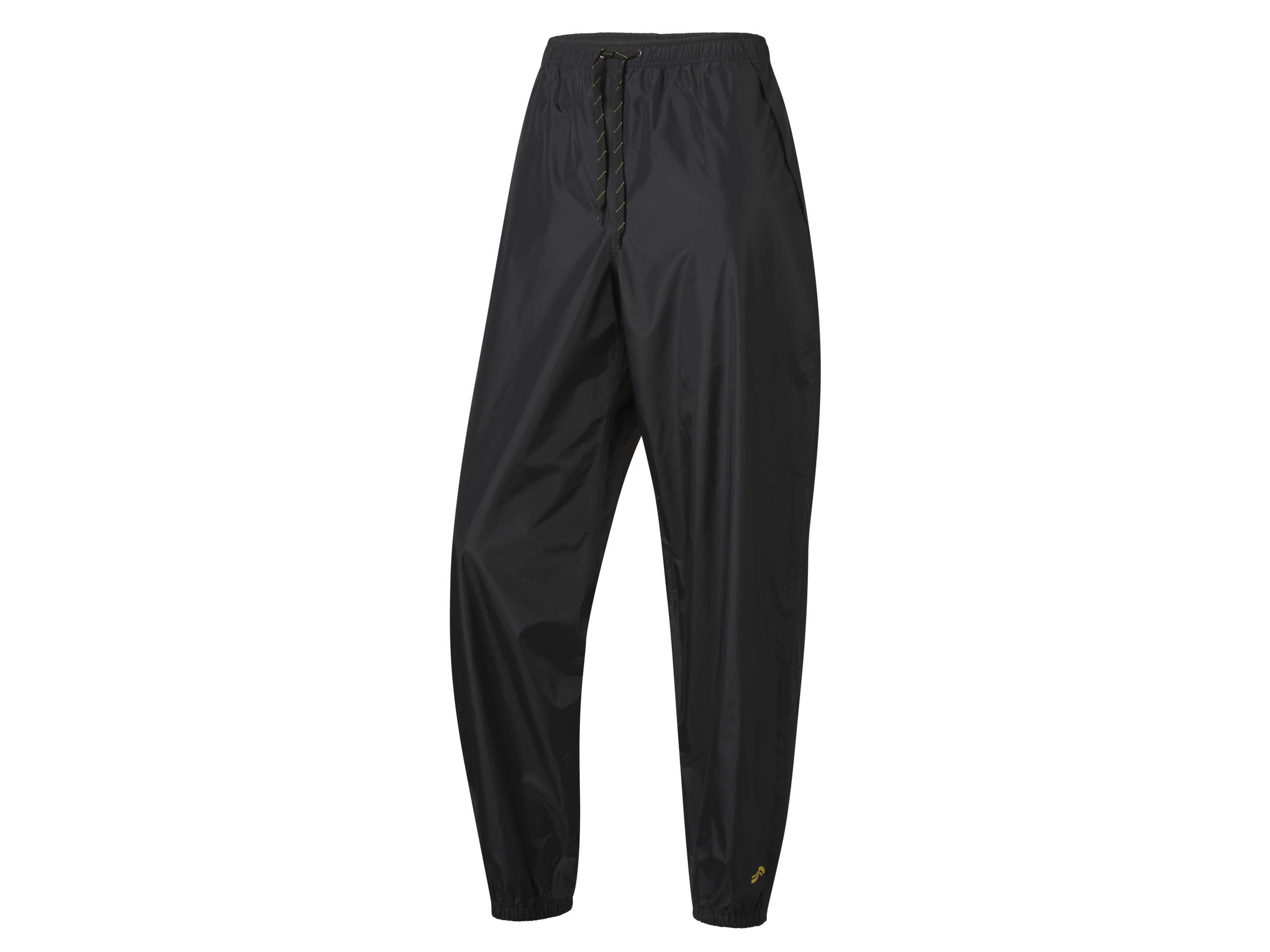 CRIVIT Pantalon de pluie homme (S, noir)