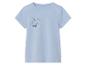 T-shirt bleu clair pour enfant, toucan dessiné.