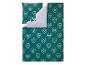 Parure de lit enfant vert foncé avec motifs d'écusson