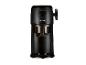 Moulin à café électrique noir au design moderne et compact.