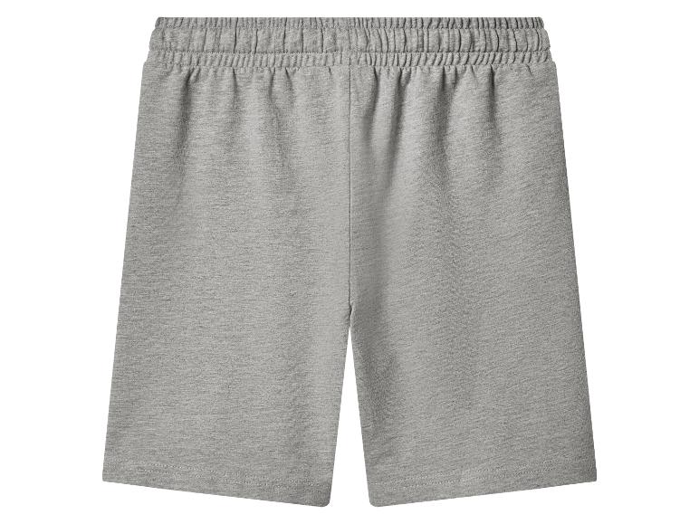 Short de sport gris avec taille élastique