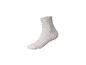Chaussette courte gris clair